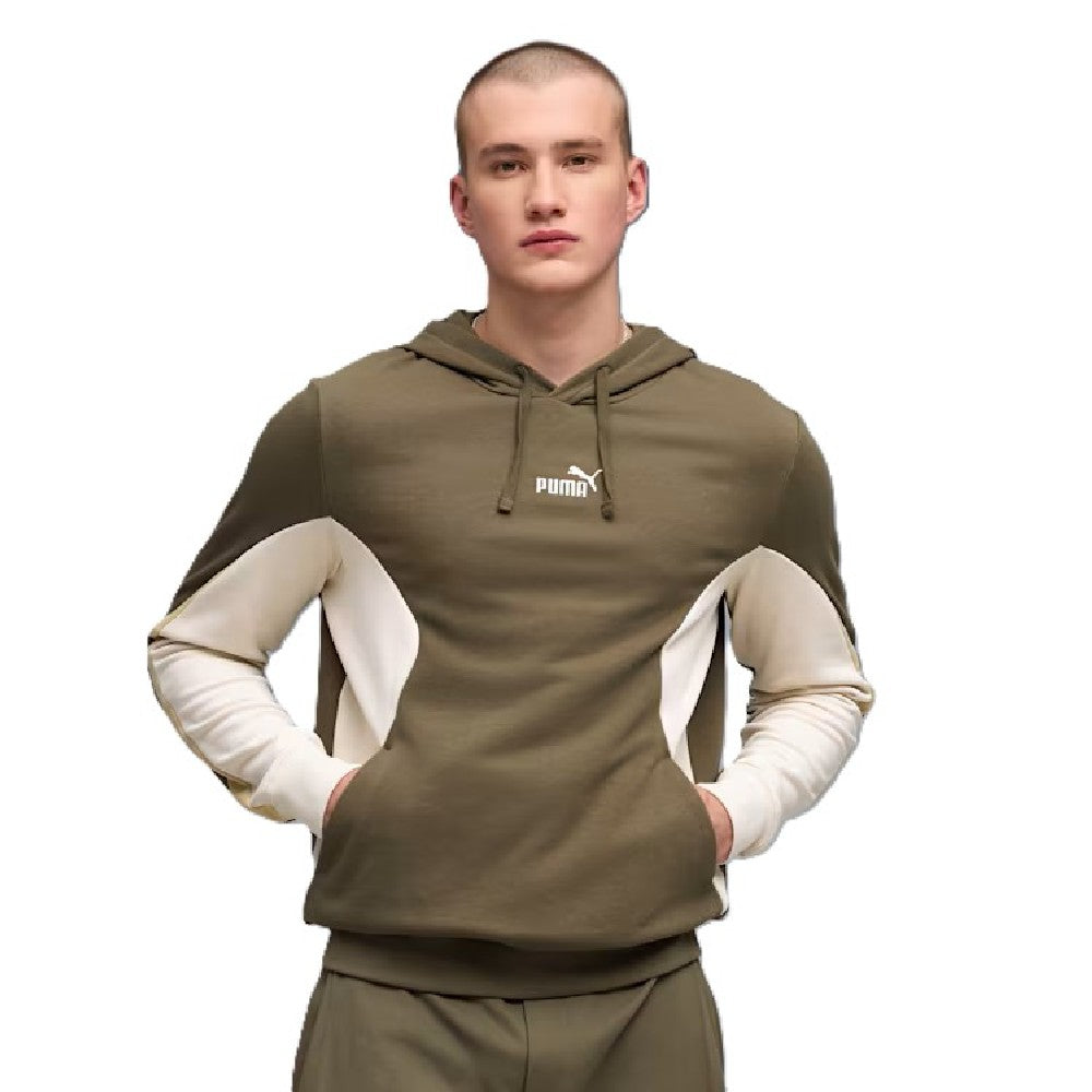 Hoodie Puma Ess Block Hoodie Tr De Hombre
