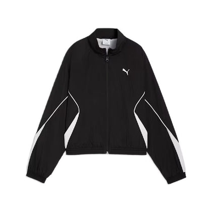 Campera Puma Sport Relaxed Woven Full-Zip Jacket de Mujer