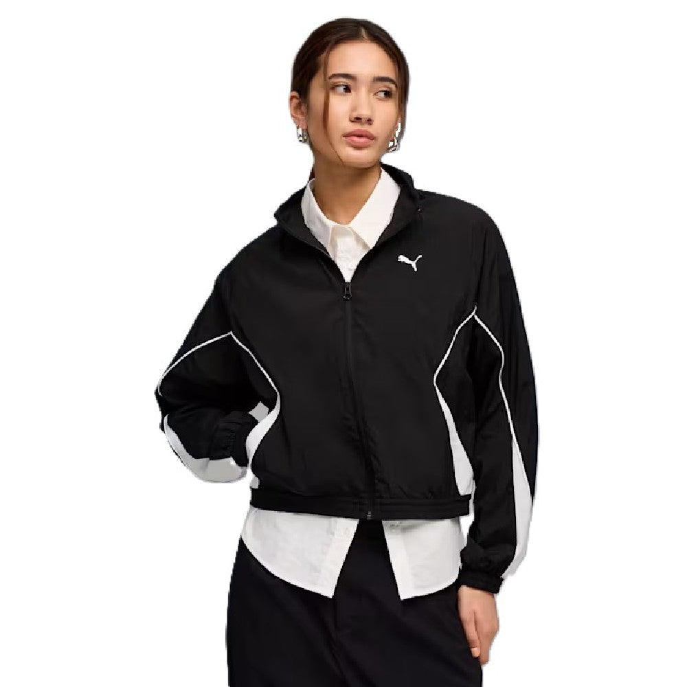 Campera Puma Puma Sport Relaxed Woven Full-Zip Jacket De Mujer