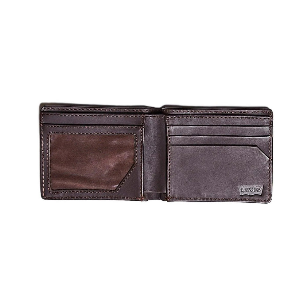 Billetera Levis Cv Stich Leather Wallet De Hombre