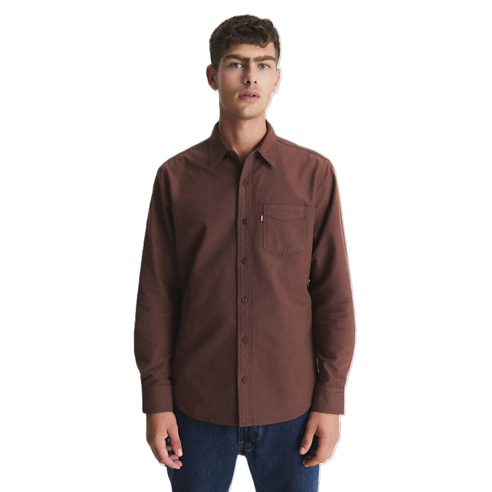 Camisa Levis Ls One Pocket Shirt Plain Over De Hombre