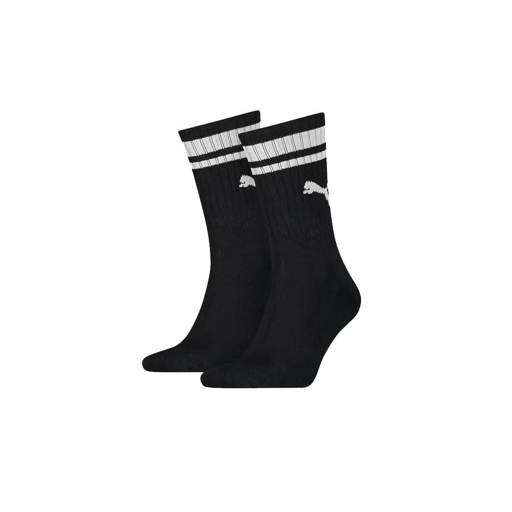 2-Pack-Caña-Media-Puma-7944-Crew-Heritage-Stripe-2P-Unisex#1