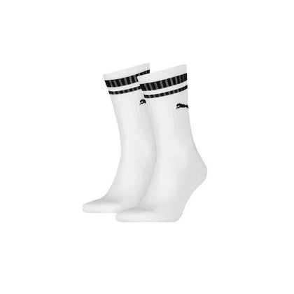 2 Pack Caña Media Puma 7944 Crew Heritage Stripe 2P Unisex