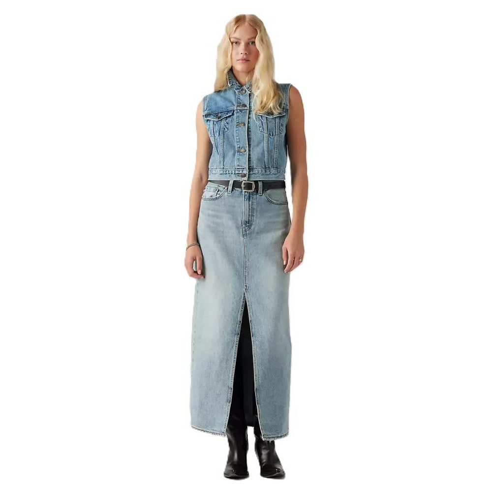 Pollera Levis Ankle Column Skirt de Mujer