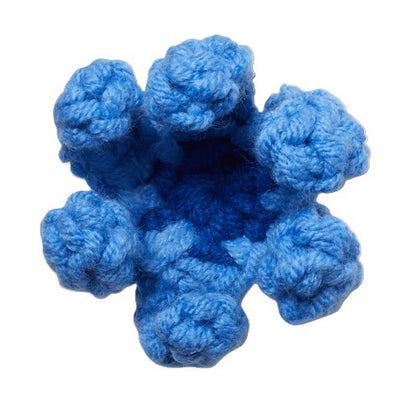 Jibbit Crocs Jibbitz Blue Crochet Flower Unisex