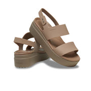Ojotas Crocs Brooklyn Low Wedge De Mujer