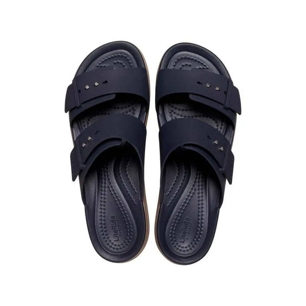 Sandalia-Crocs-Brooklyn-Buckle-Low-Wedge-De-Mujer#5