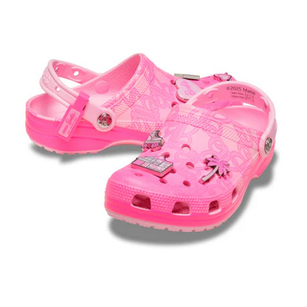 Ojotas Crocs Mattel Pink Barbie Cls Clg de Mujer