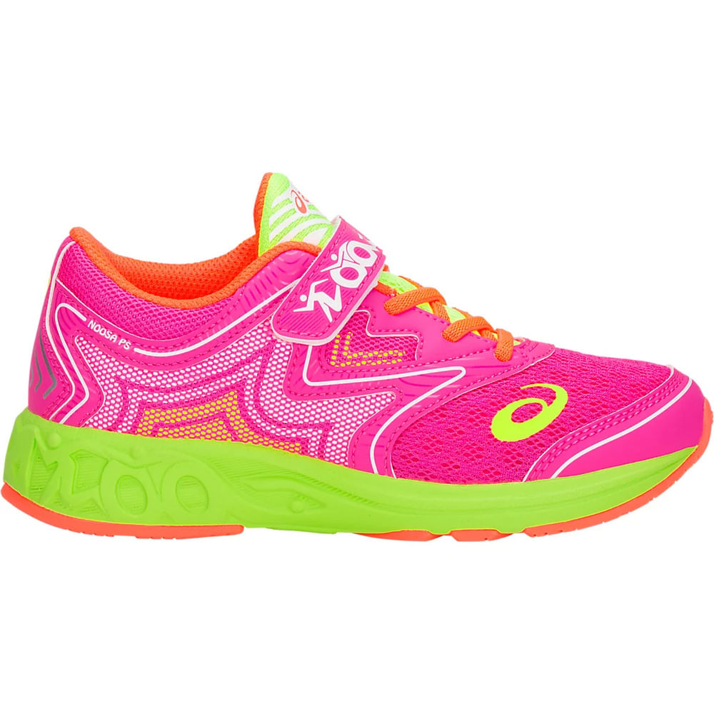 Zapatilla-Asics-Noosa-Ps-Pink-Glo-Flash-Yello-De-Niño#1