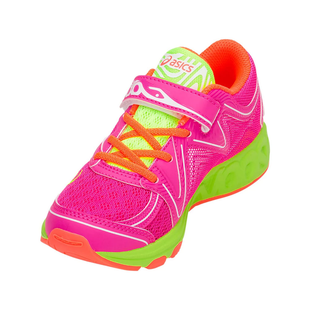 Zapatilla-Asics-Noosa-Ps-Pink-Glo-Flash-Yello-De-Niño#2