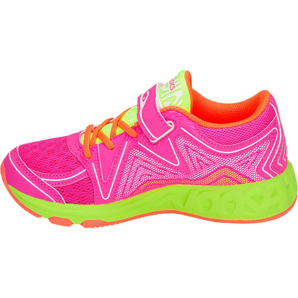 Zapatilla-Asics-Noosa-Ps-Pink-Glo-Flash-Yello-De-Niño#3