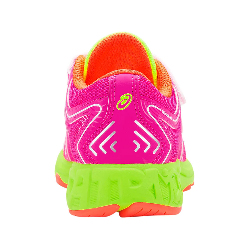 Zapatilla-Asics-Noosa-Ps-Pink-Glo-Flash-Yello-De-Niño#4