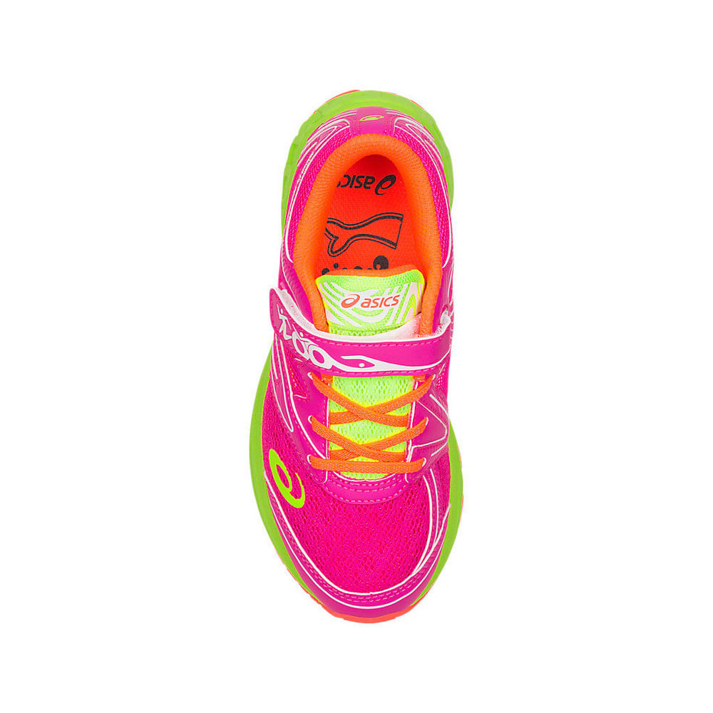 Zapatilla-Asics-Noosa-Ps-Pink-Glo-Flash-Yello-De-Niño#5