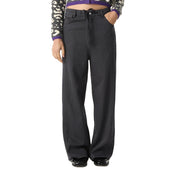 Pantalon Furzai Recortes Gabardina De Mujer