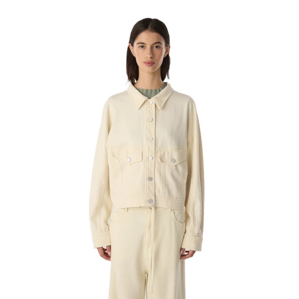 Campera Furzai Chaqueta Gabardina Recortes de Mujer
