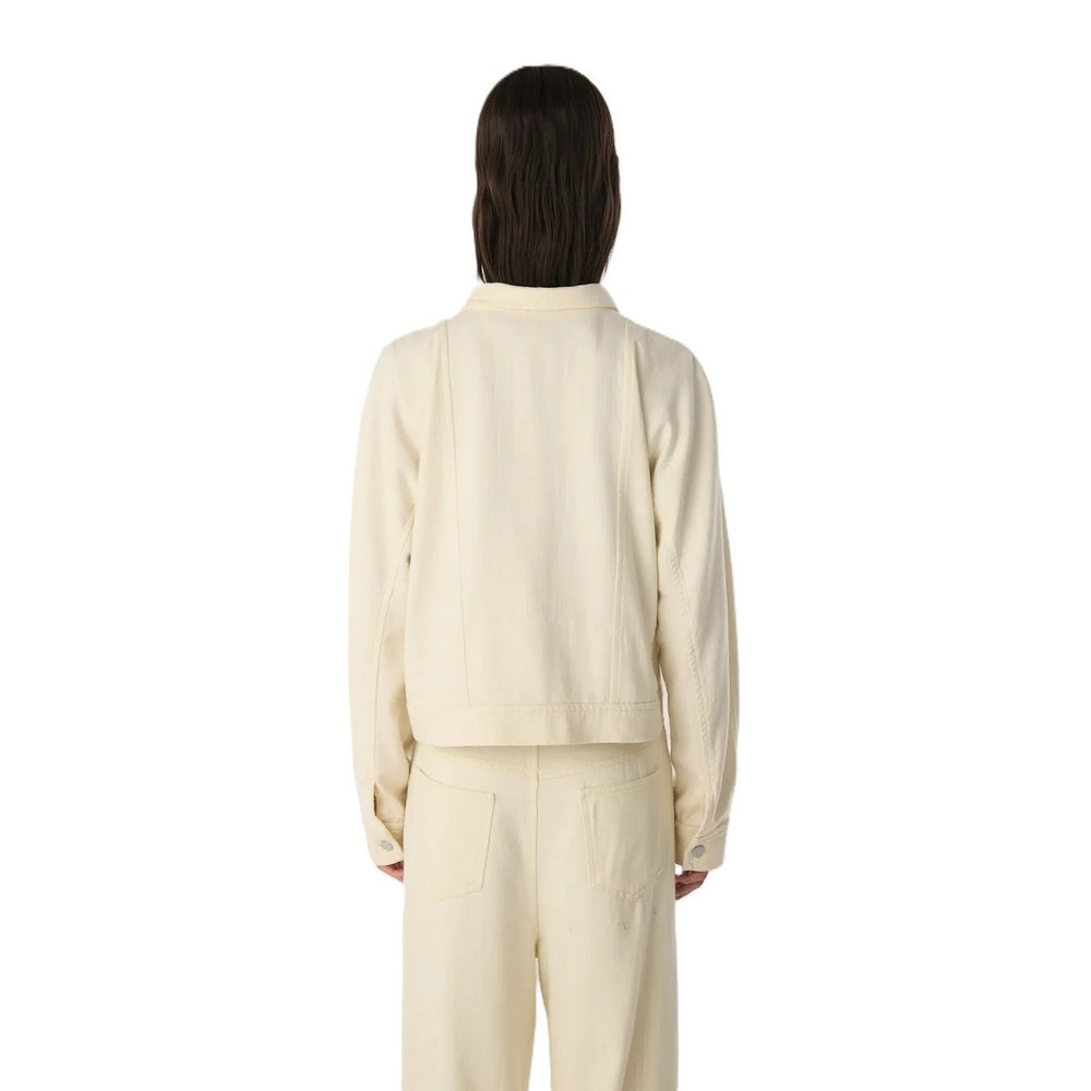 Campera Furzai Chaqueta Gabardina Recortes de Mujer