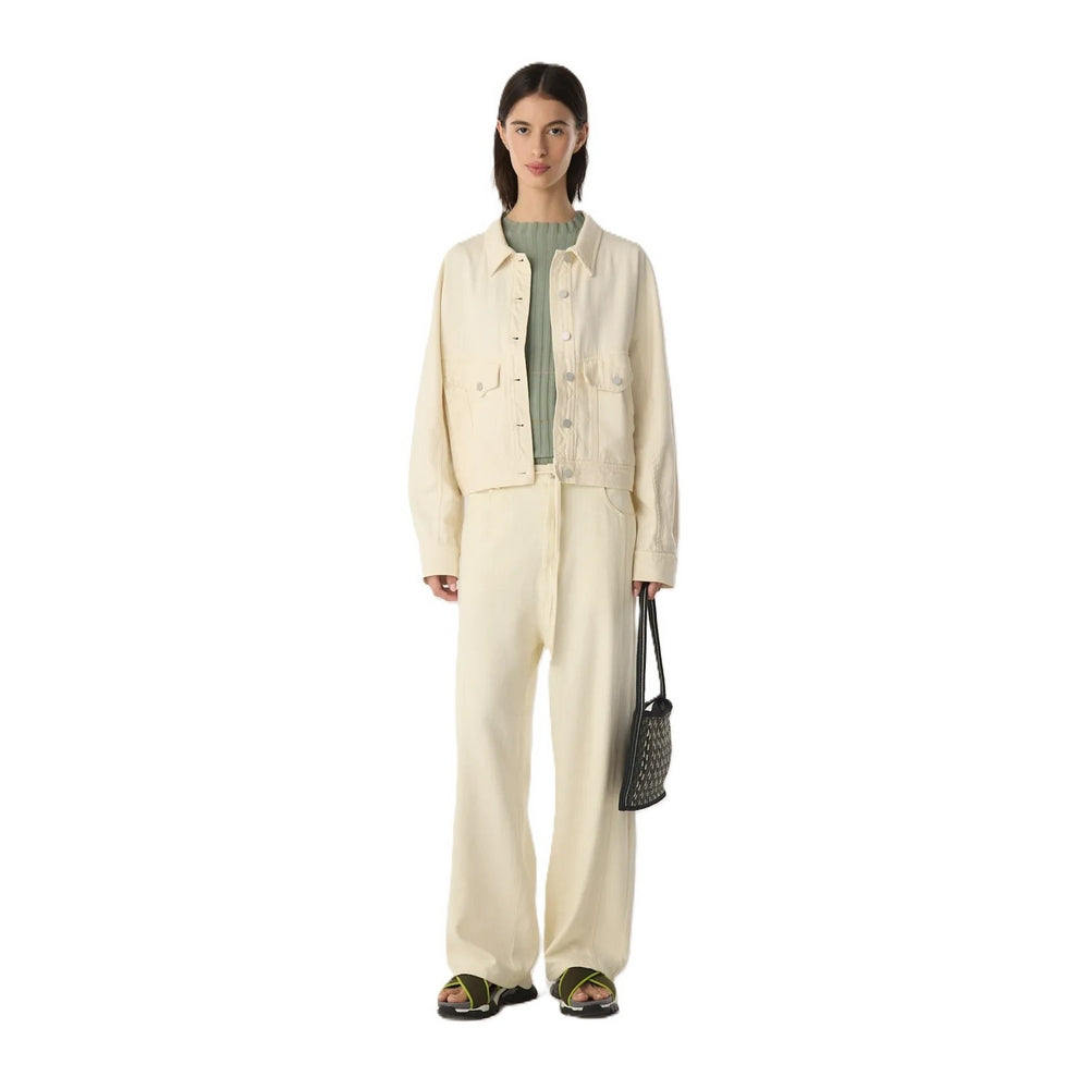 Campera Furzai Chaqueta Gabardina Recortes de Mujer