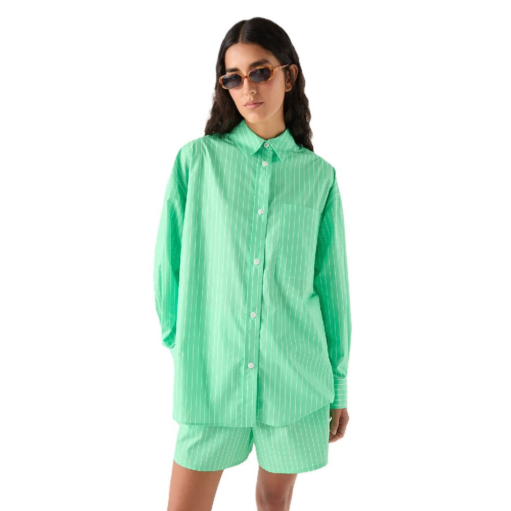 Camisa Furzai Paper Rayas De Mujer
