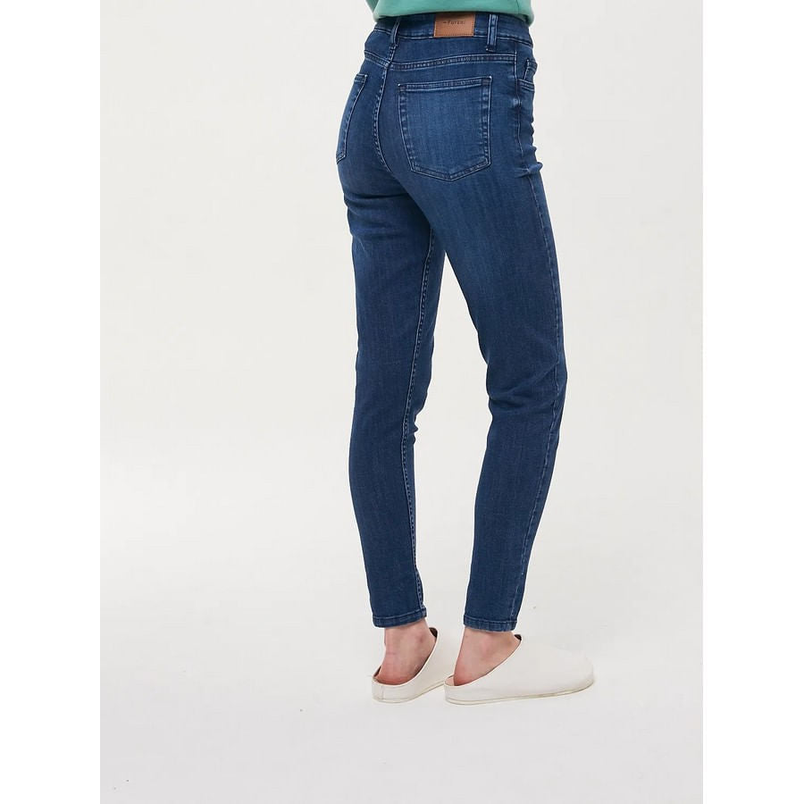 Jeans Furzai Denim Skinny Mid Rise De Mujer