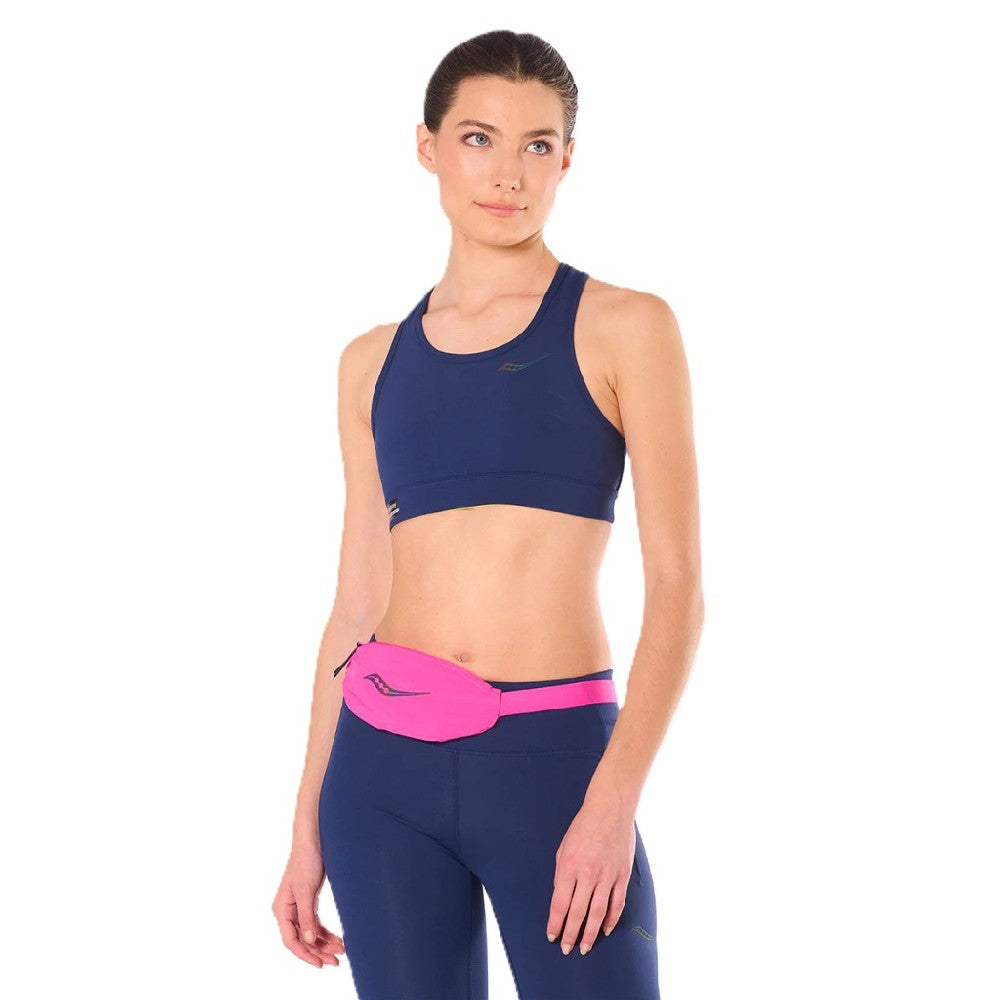 Riñonera Saucony Outpace Run Belt U Candy Pink Unisex