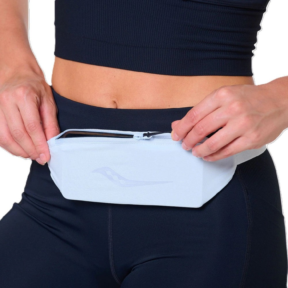 Riñonera Saucony Outpace Run Belt U Ice Light Blue Unisex