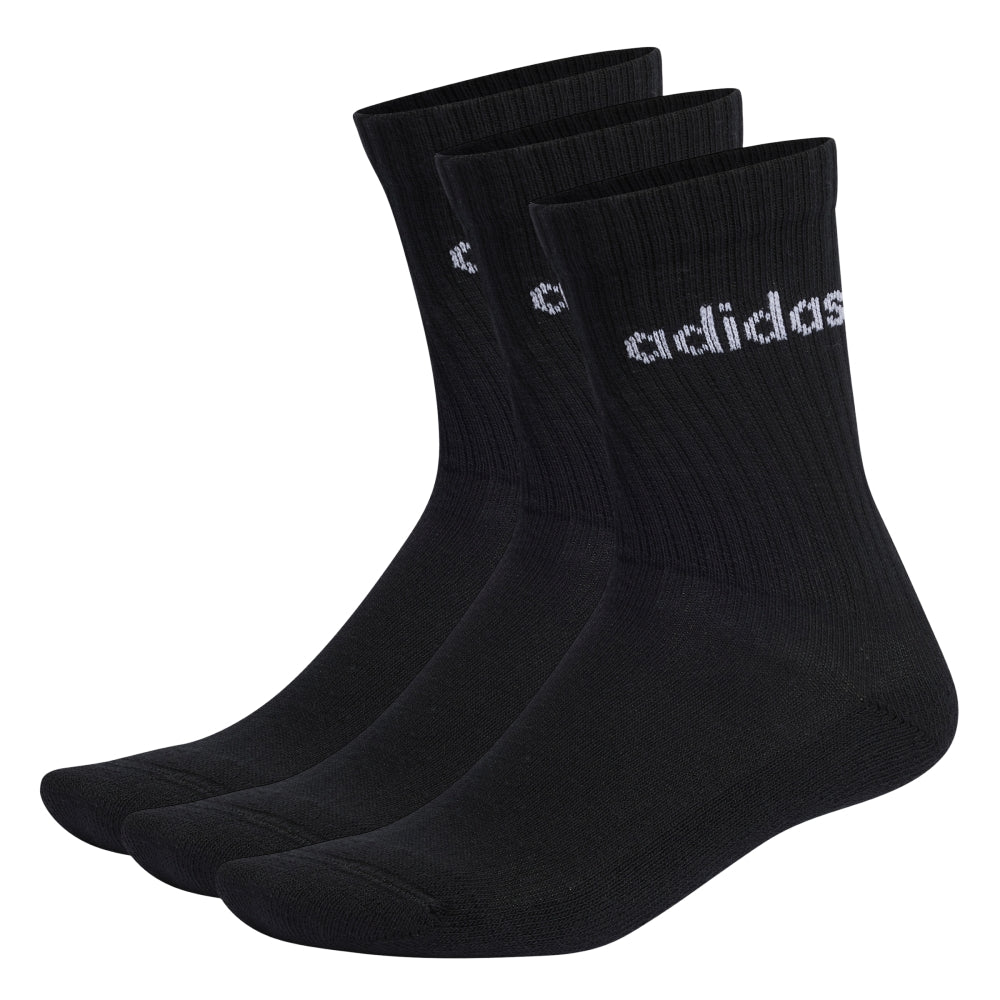 3 Pack Caña Media Adidas C Lin Crew 3P Unisex