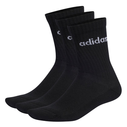 3 Pack Caña Media Adidas C Lin Crew 3P Unisex