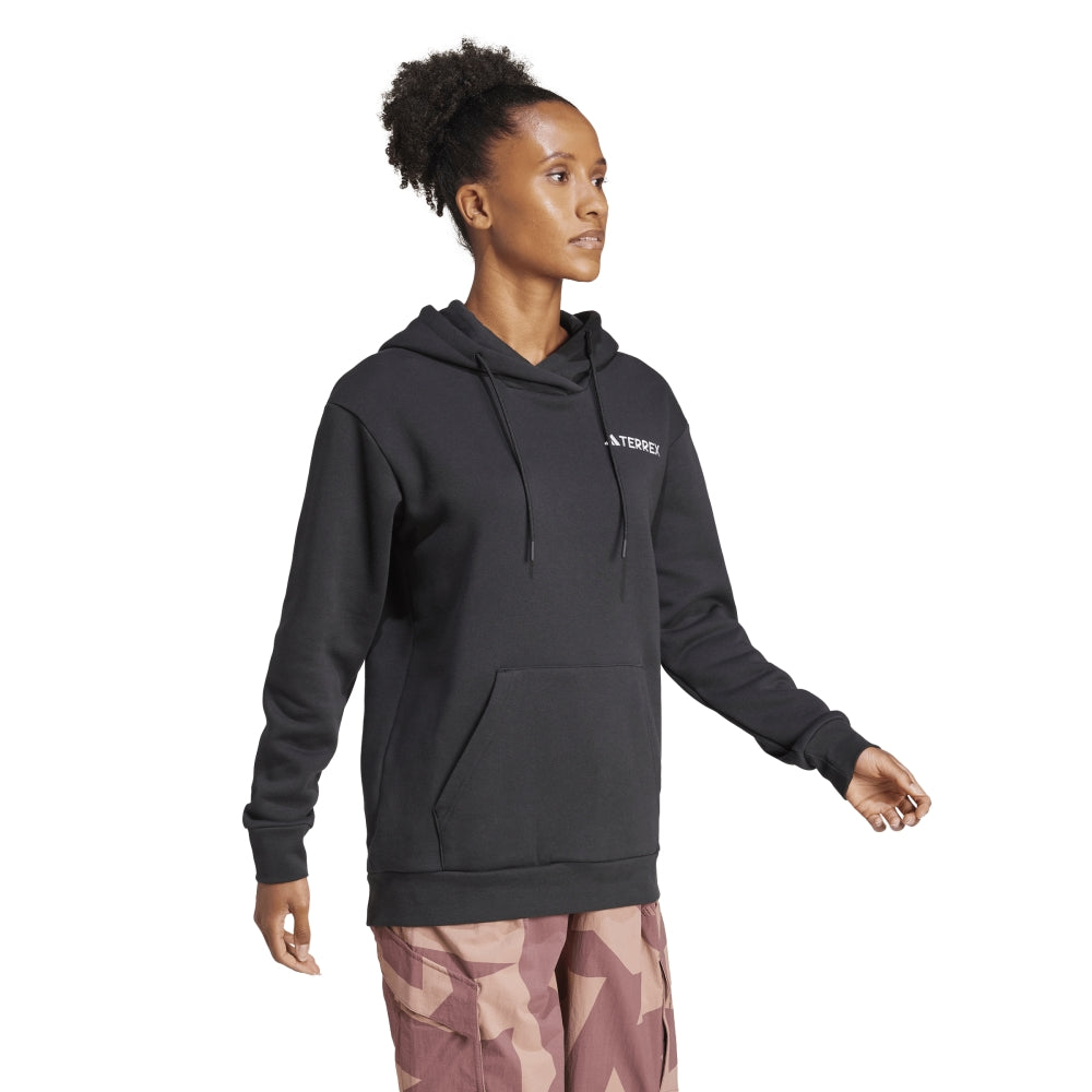 Hoodie Adidas W Mt S Logo Hd De Mujer