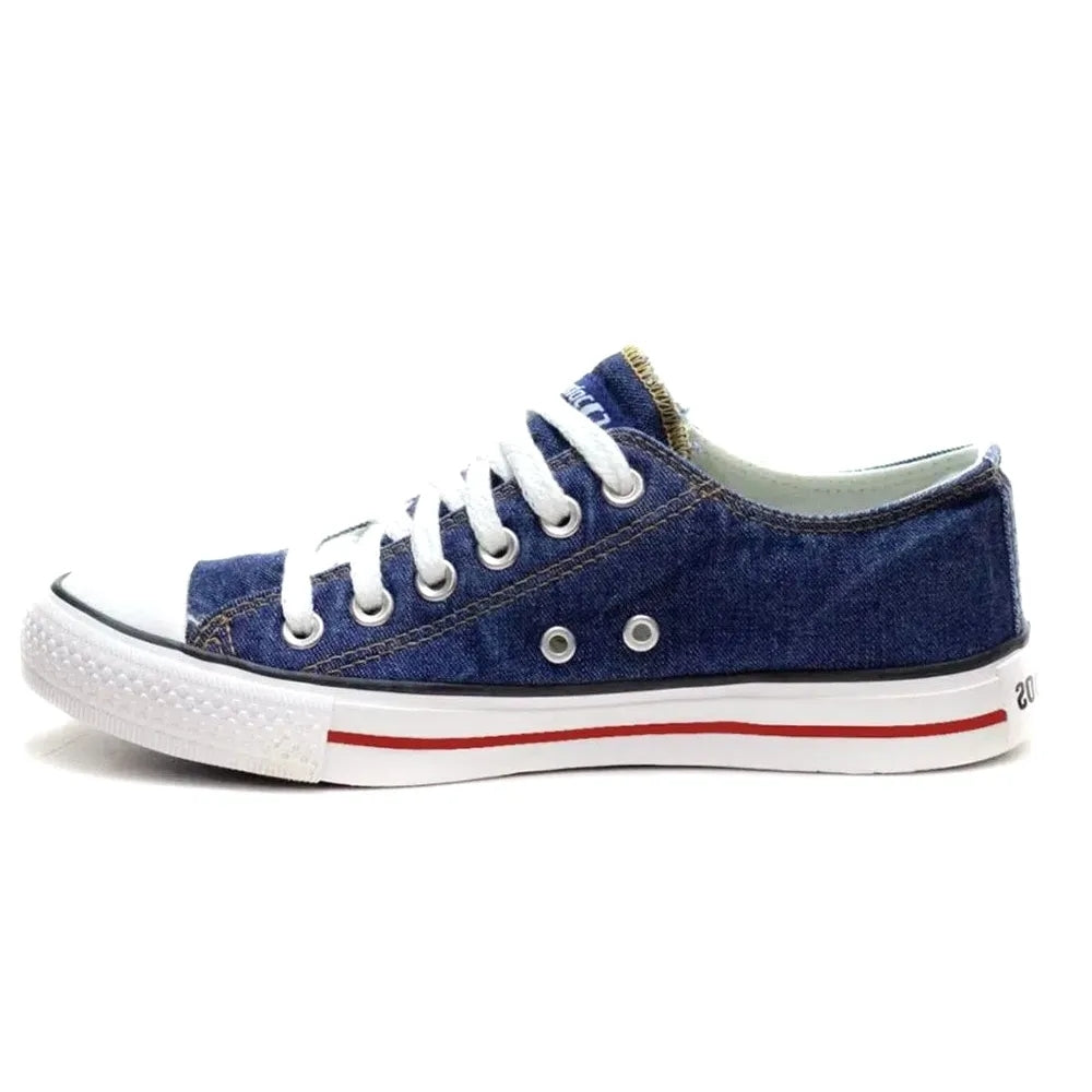 Zapatilla John Foos 182 Denim Indigo de Mujer
