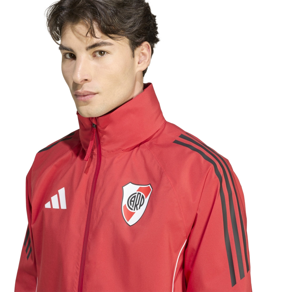 Campera Adidas River Plate Rain Jkt De Hombre