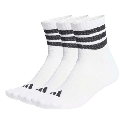 3 Pack Caña Media Adidas 3s Ess C MID 3p Unisex