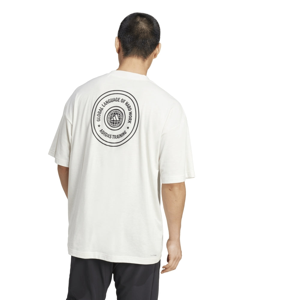 Remera Adidas Gfx Tee Glob Q3 De Hombre