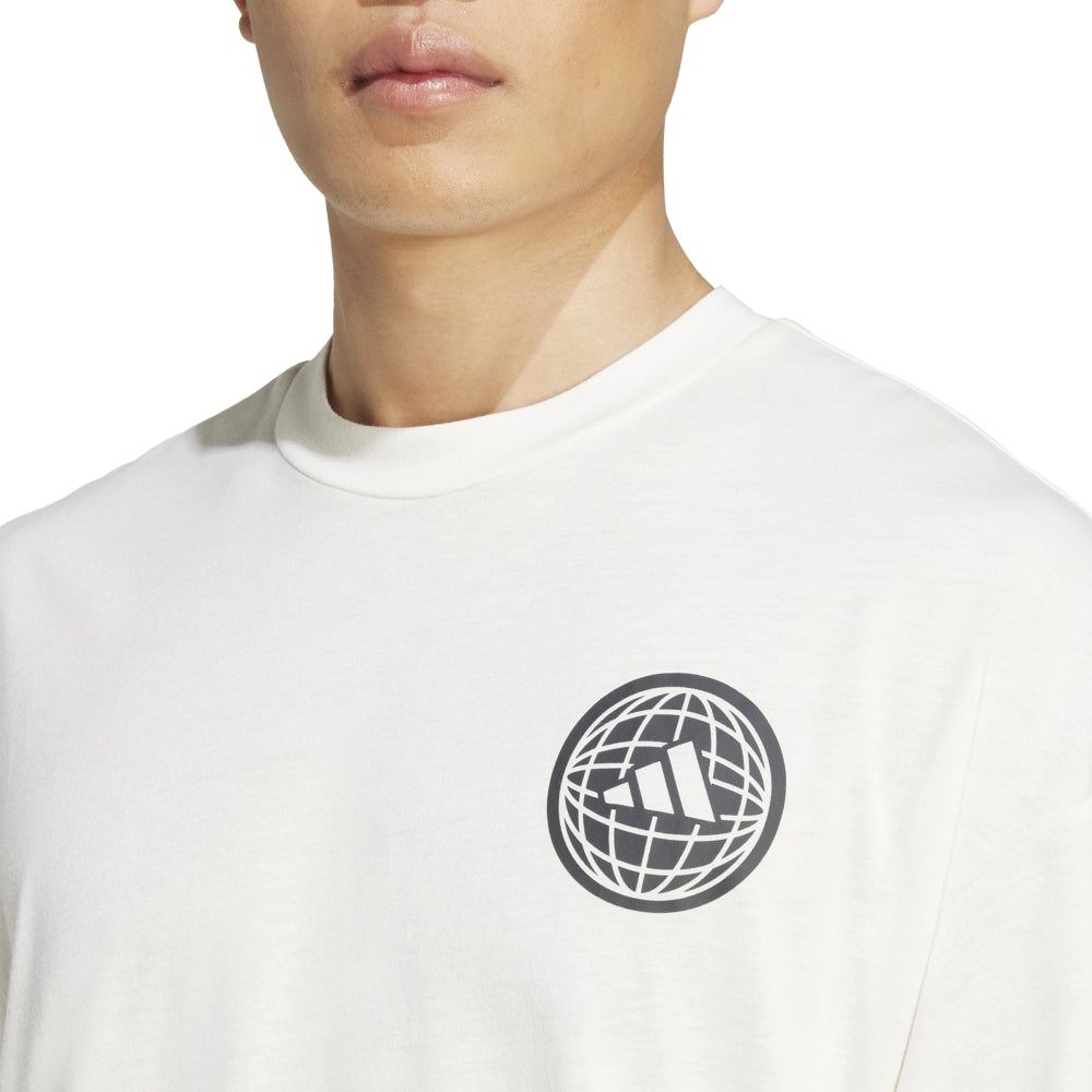 Remera Adidas Gfx Tee Glob Q3 De Hombre