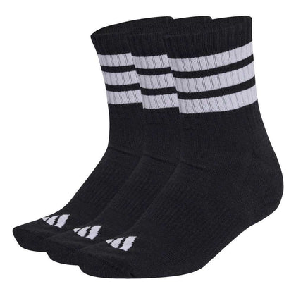 3 Pack Caña Media Adidas 3s Ess C MID 3p Unisex