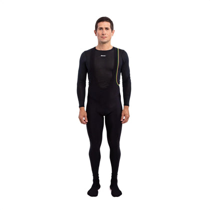 Calza Santini Uci Rainbow Winter Bib Tight Man de Hombre