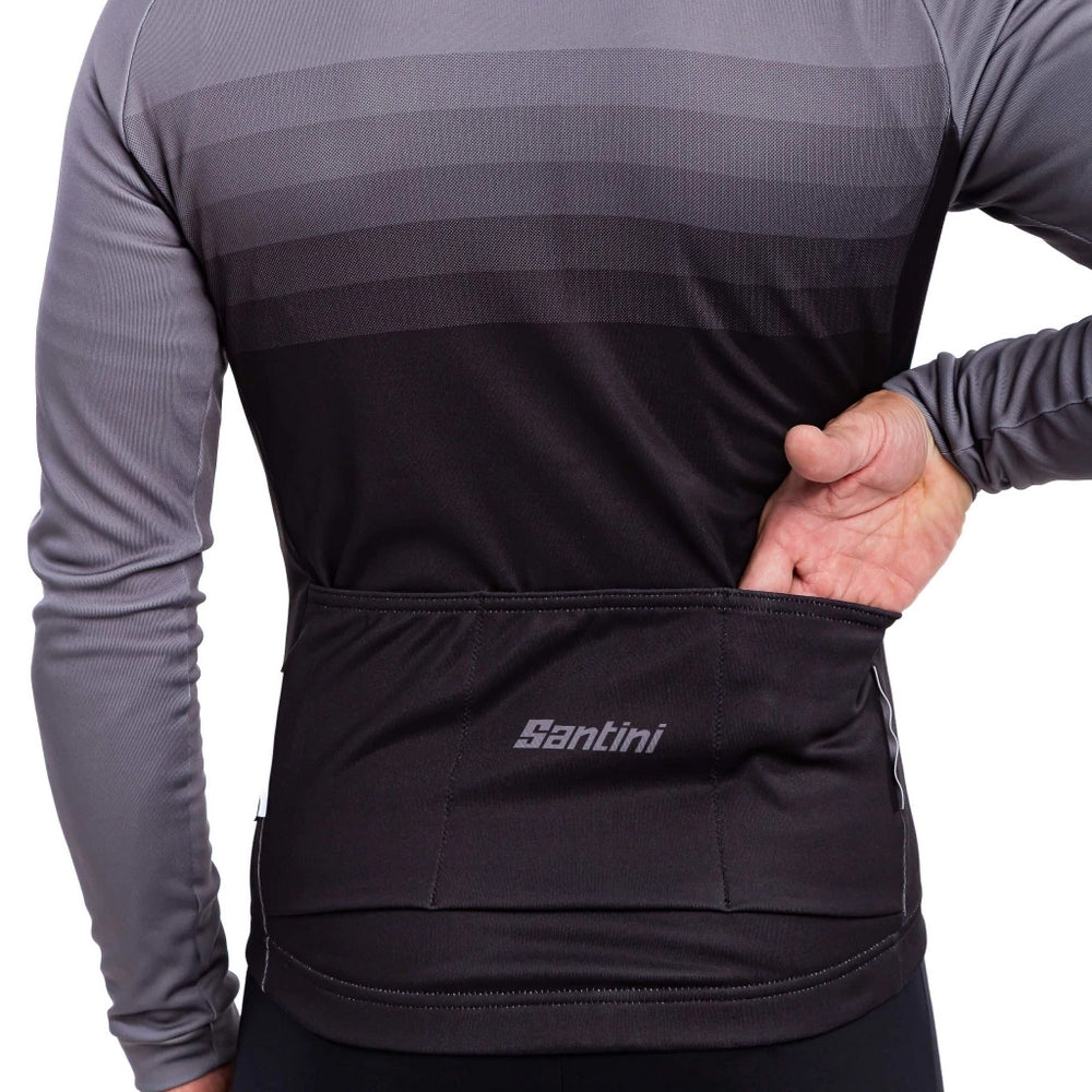 Jersey Santini Uci Rainbow Ls U Thermofleece Unisex