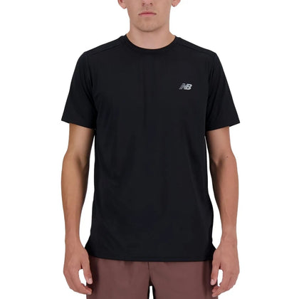 Remera New Balance Mt41222Bk - Sport Essentials T-Shirt de Hombre