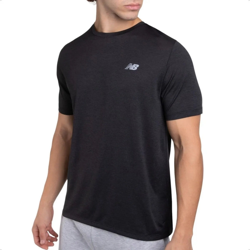 Remera New Balance Mt41253Bk - Athletics T-Shirt De Hombre