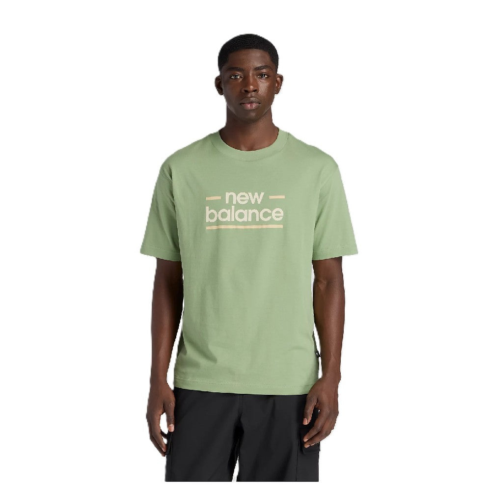 Remera New Balance Mta53927aar Linear Lines Hombre
