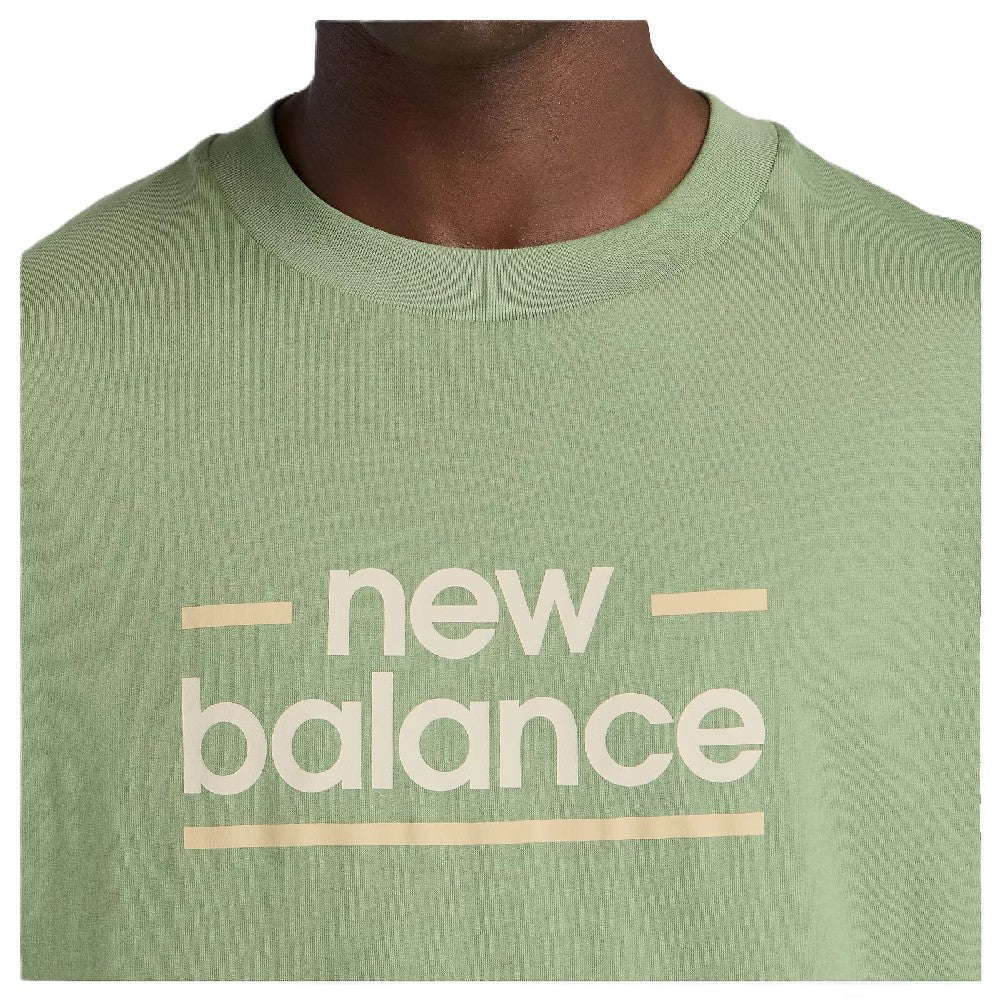 Remera New Balance Mta53927aar Linear Lines Hombre