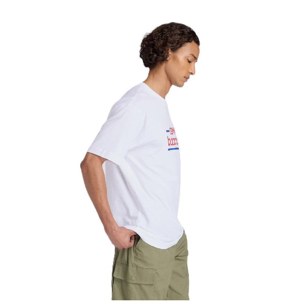 Remera New Balance Mta53927wt Linear Lines Hombre