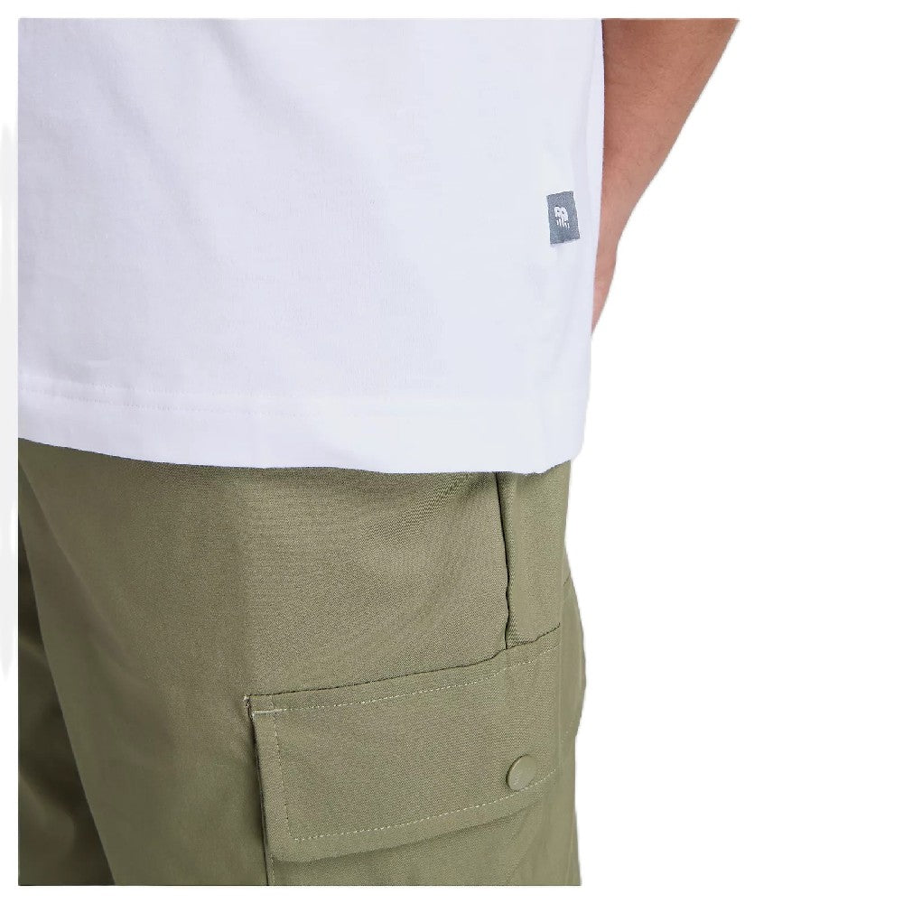 Remera New Balance Mta53927wt Linear Lines Hombre