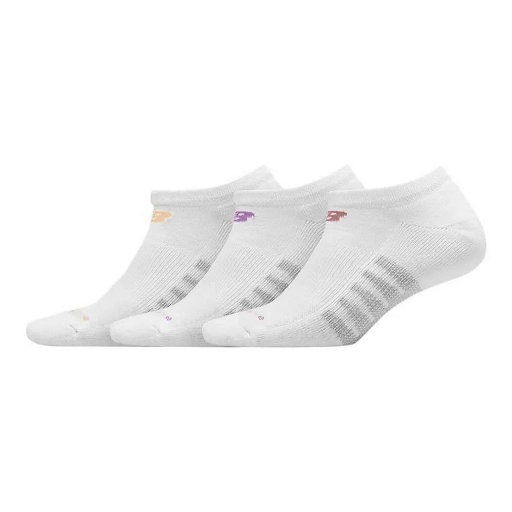 3 Pack Invisible New Balance N5010-362-3 Wht X3 No Show T De Mujer