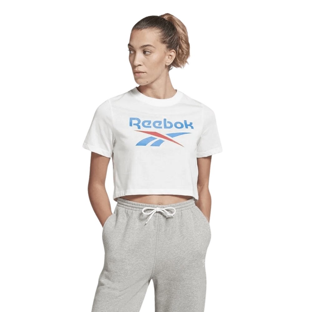 Remera Reebok Ri Bl Crop Tee Ar de Mujer