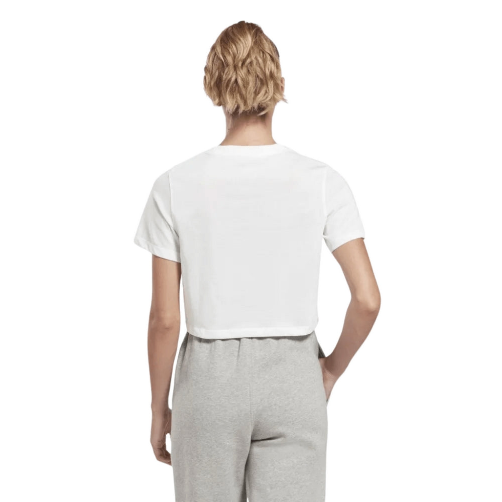 Remera Reebok Ri Bl Crop Tee Ar de Mujer