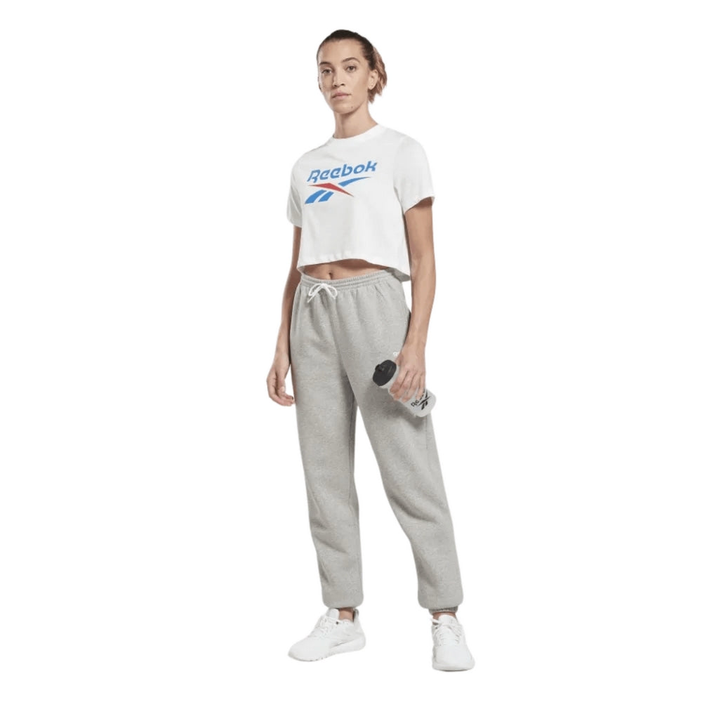 Remera Reebok Ri Bl Crop Tee Ar de Mujer