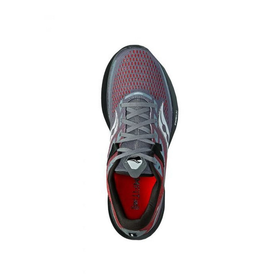 Zapatilla Saucony M Ride 15 Charcoal-Redsky De Hombre