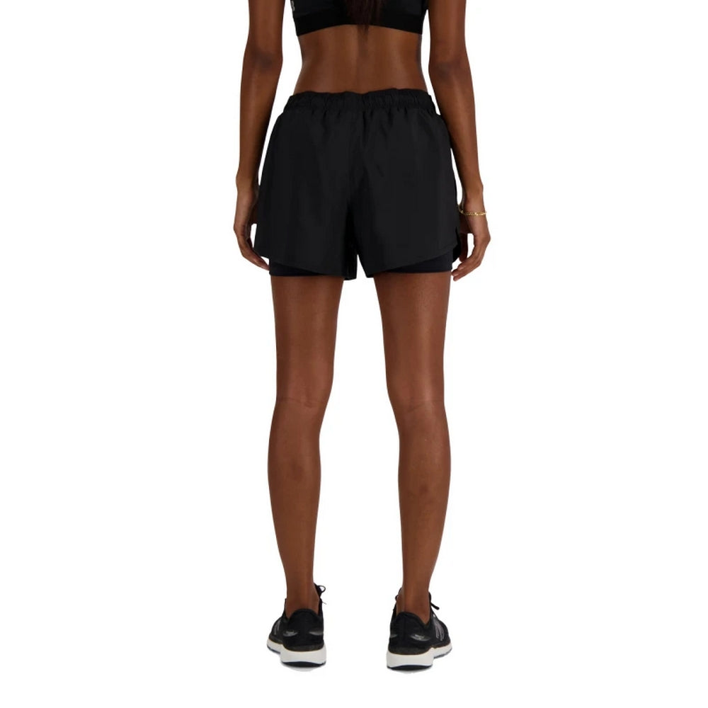Short New Balance Ws41225Bk Sport Essentials 2-In-1 Short 3 De Mujer