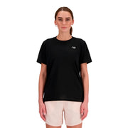Remera New Balance Wt41222Bk - Sport Essentials T-Shirt De Mujer