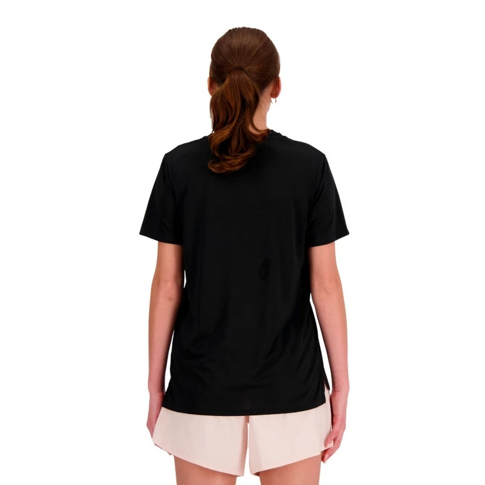 Remera New Balance Wt41222Bk - Sport Essentials T-Shirt De Mujer